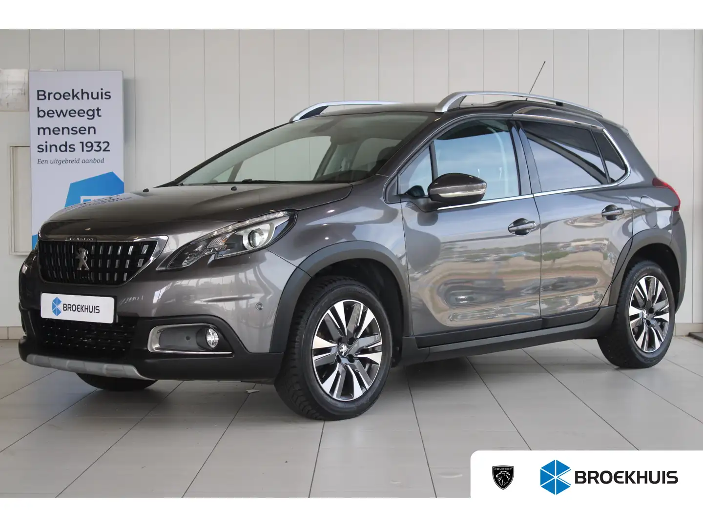 Peugeot 2008 1.2 Turbo 110-PK Allure | CAMERA | TREKHAAK | PANO Gris - 1