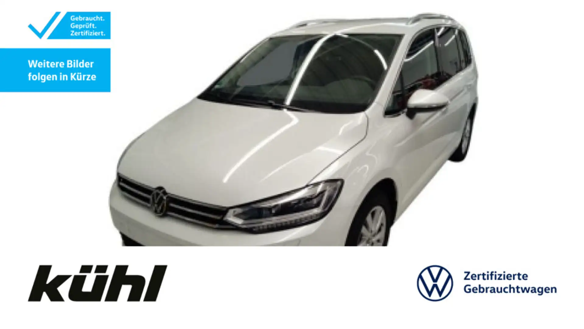 Volkswagen Touran 2.0 TDI DSG Highline LED ACC DCC Standhzg Weiß - 1