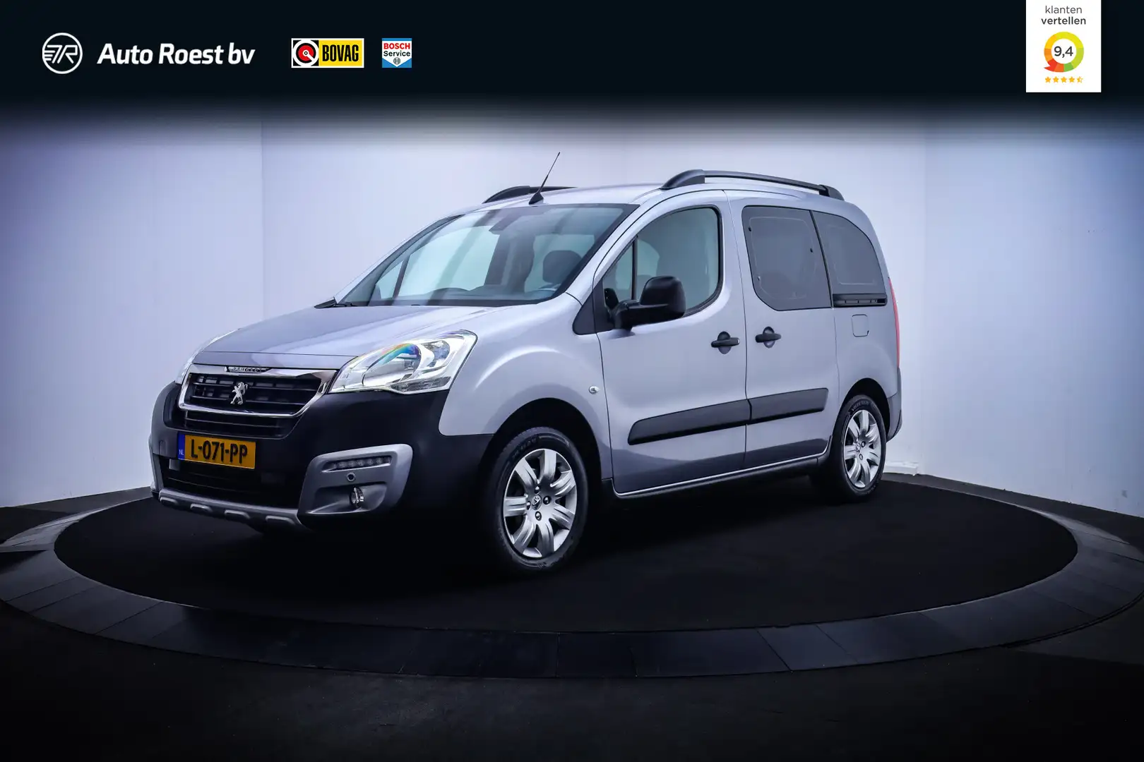 Peugeot Partner Tepee 1.2T Active Plus CAMERA/CARPLAY/TREKHAAK/NAV Grijs - 1