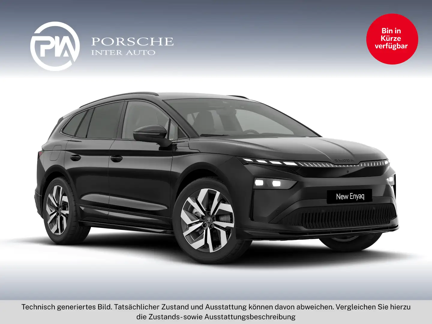 Skoda Enyaq Sportline 85x Schwarz - 1