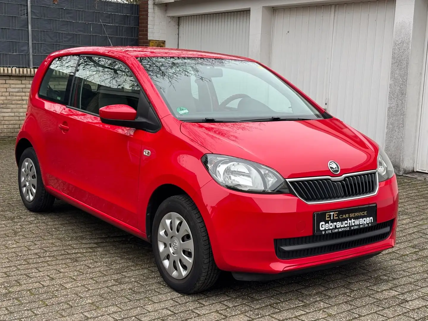 Skoda Citigo Ambition* TÜV 12/2026+SERVICE NEU+KLIMA* Rouge - 1