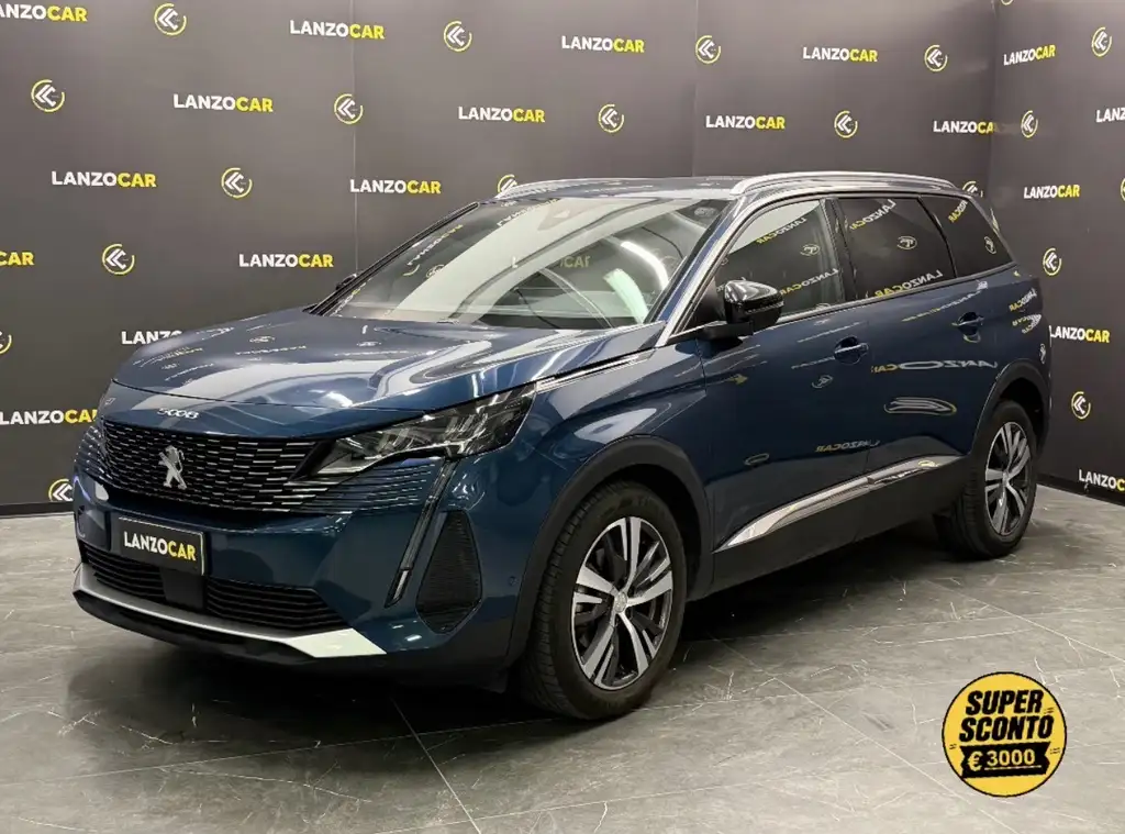 Peugeot 5008, 1.5 BLUEHDI ALLURE 130CV EAT8 7P *DIVERSI COLORI*, colore blu, 2023, diesel | usata in vendita da LANZOCAR
