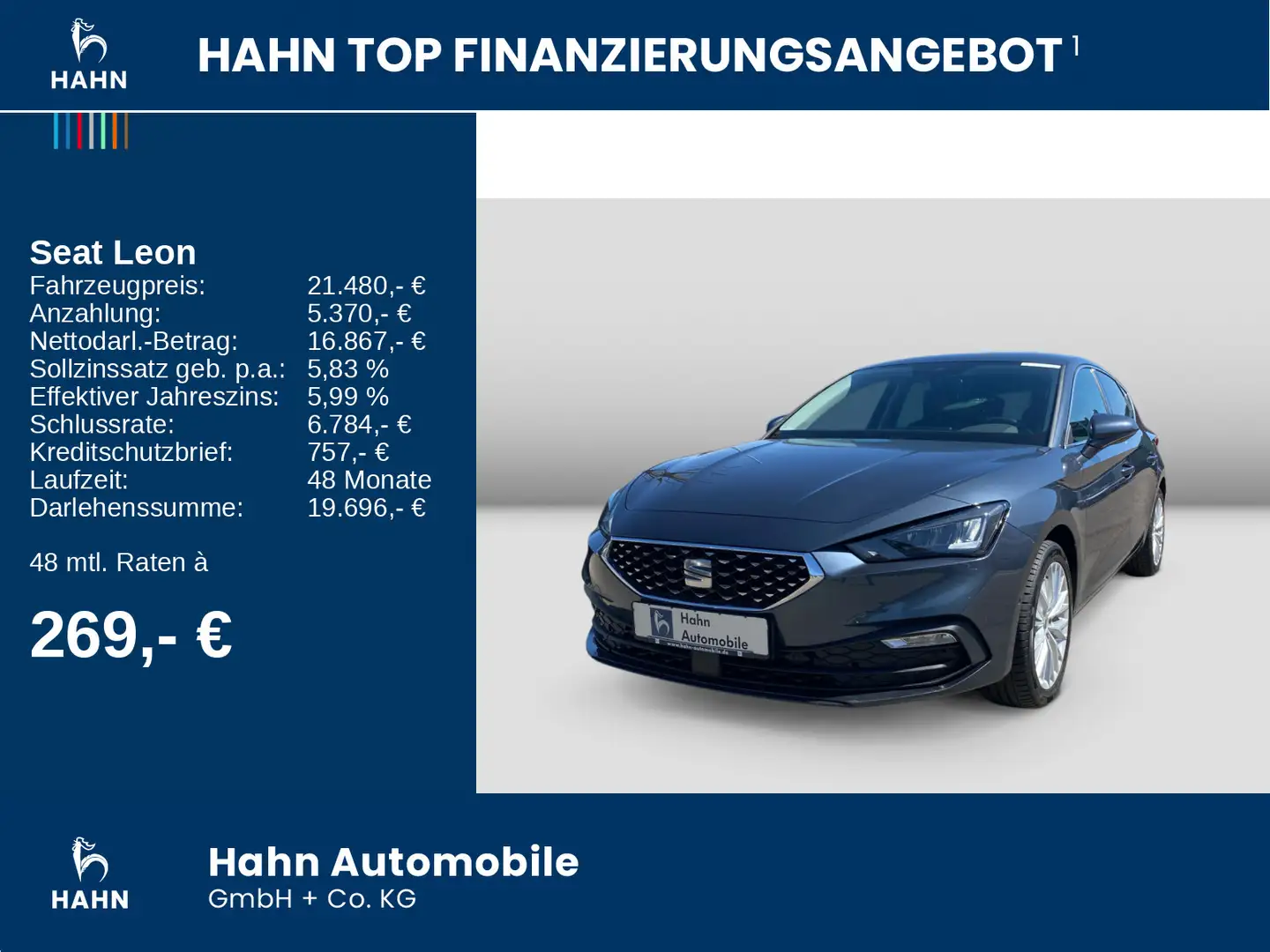 SEAT Leon Xcellence 2.0TDI DSG LED ACC PDC Navi kessy Grijs - 2
