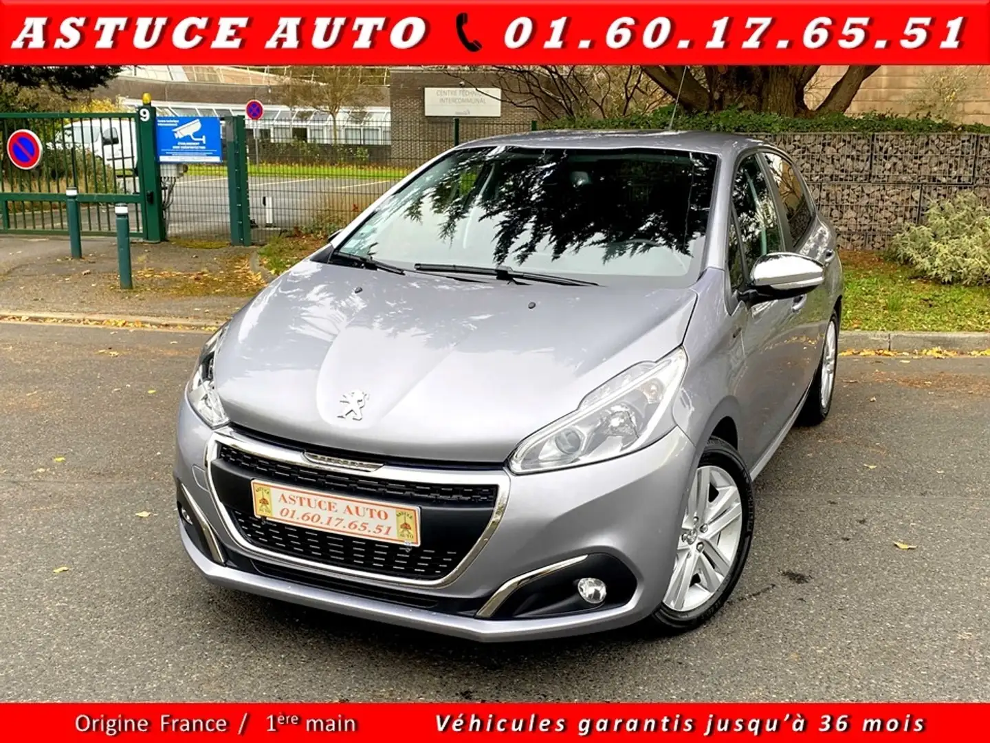 Peugeot 208 1.2 PURETECH 82CH E6.2 EVAP SIGNATURE 5P Gris - 1
