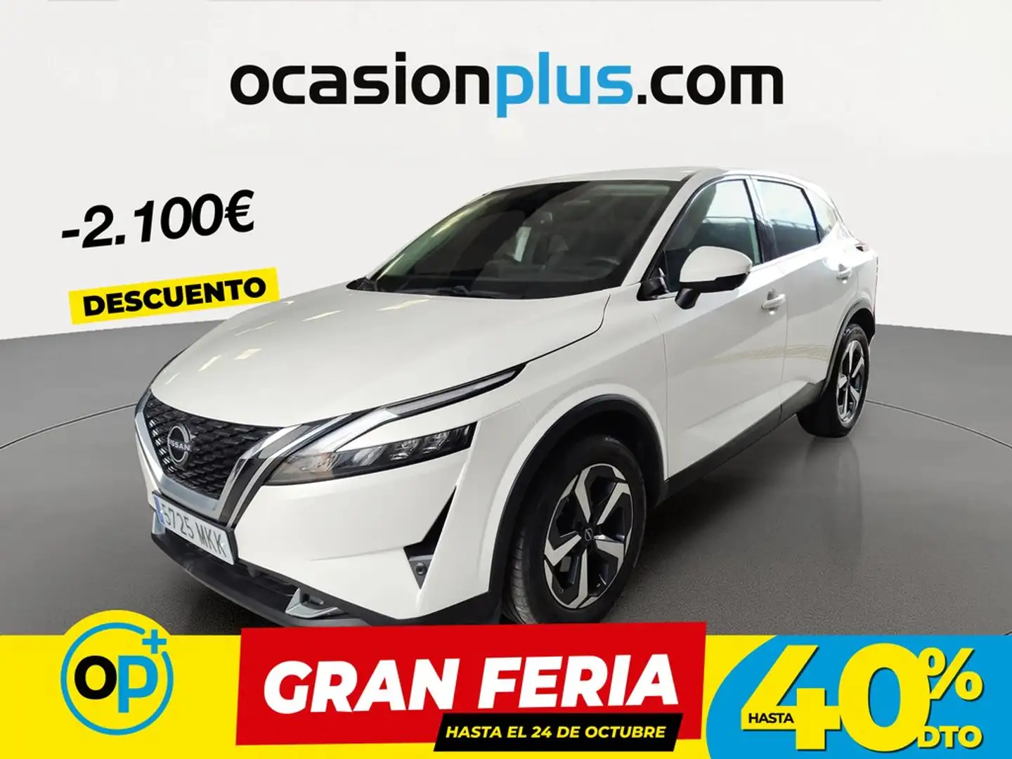 Nissan Qashqai 1.3 DIG-T mHEV 12V N-Connecta 4x2 Aut. 116kW Blanco - 1
