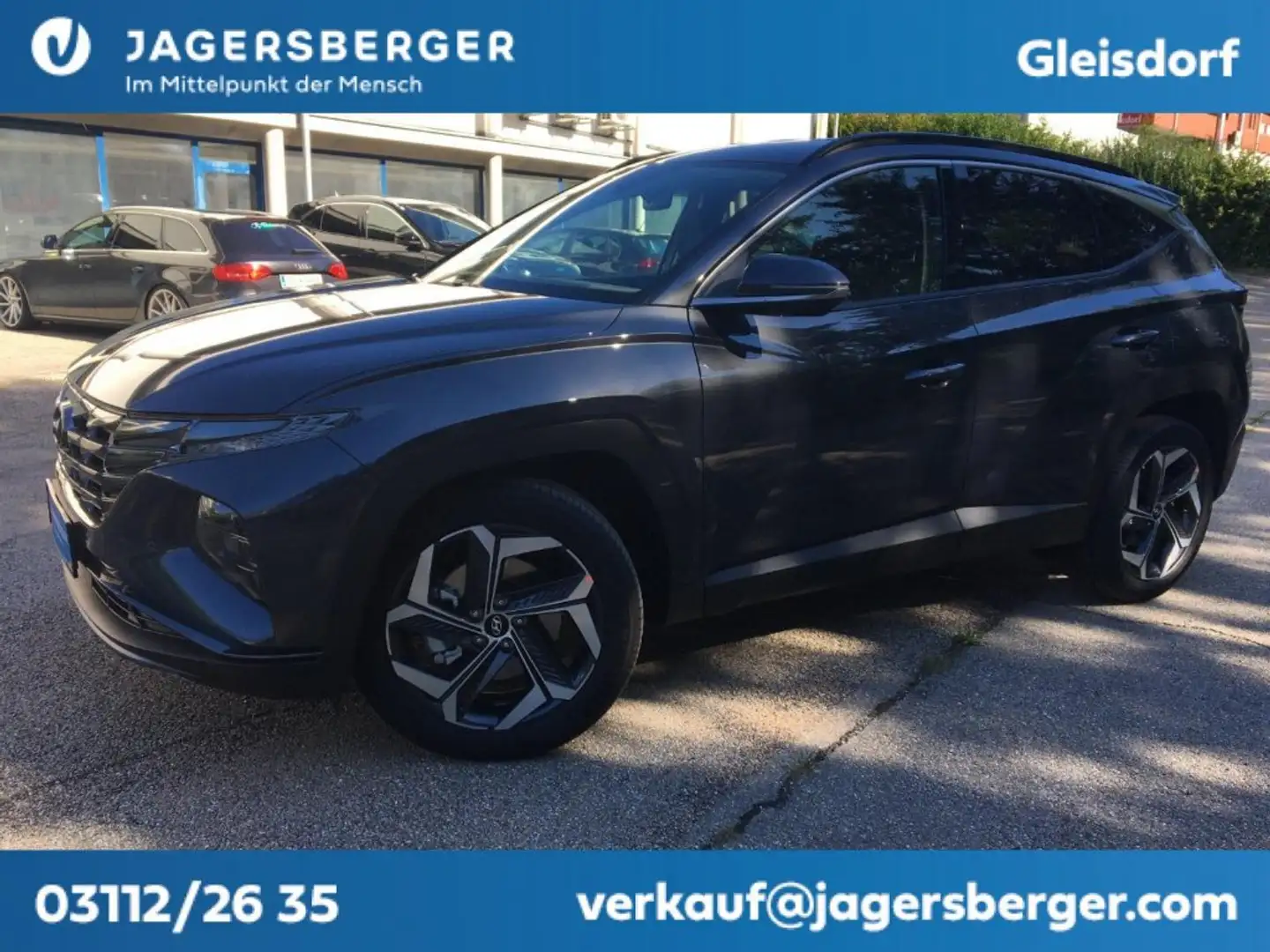 Hyundai TUCSON 1,6 T-GDI Plug-In Hybrid 4WD Trend Line Aut Zwart - 1