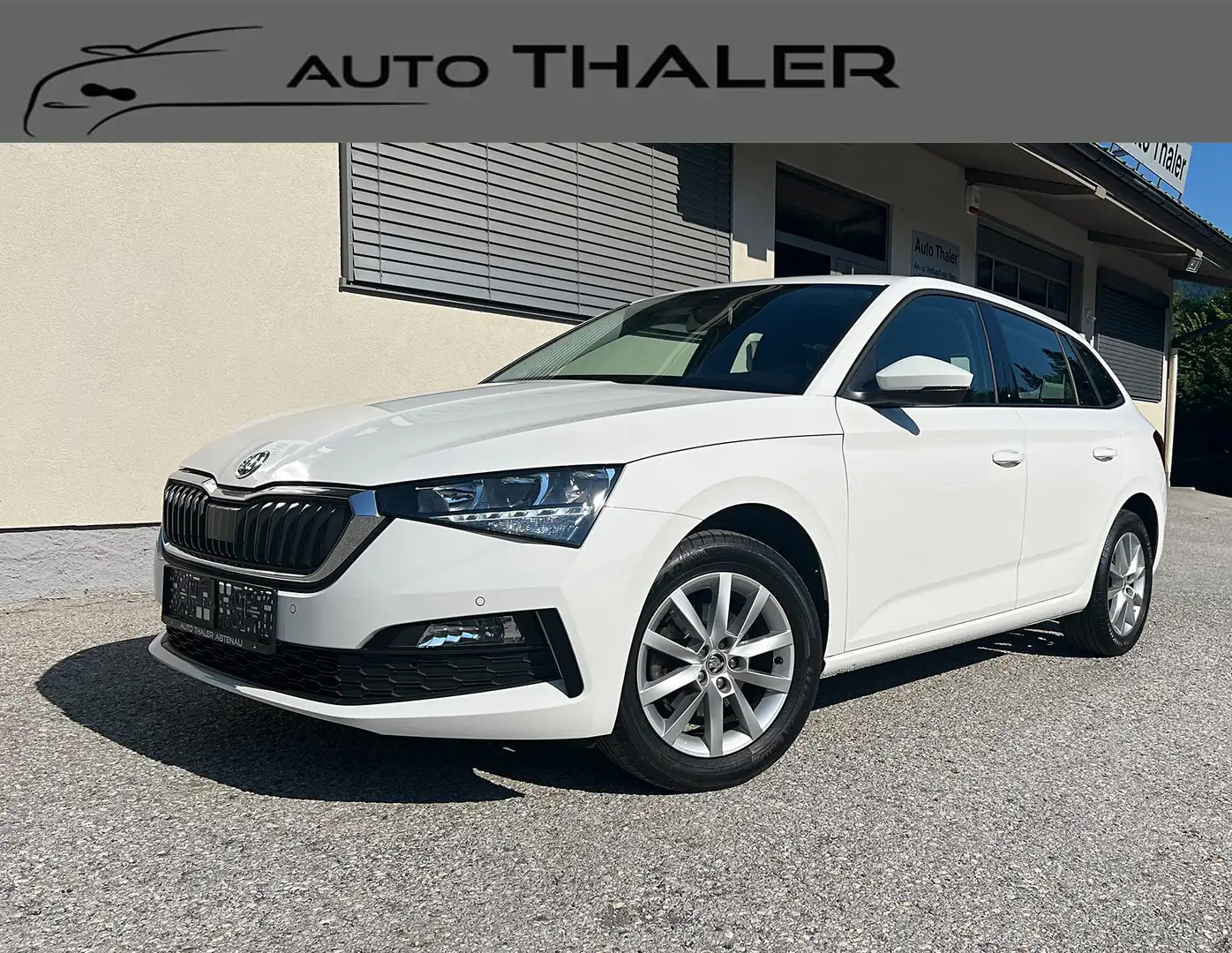 Skoda Scala 1,0 TSI Ambition DSG Weiß - 1