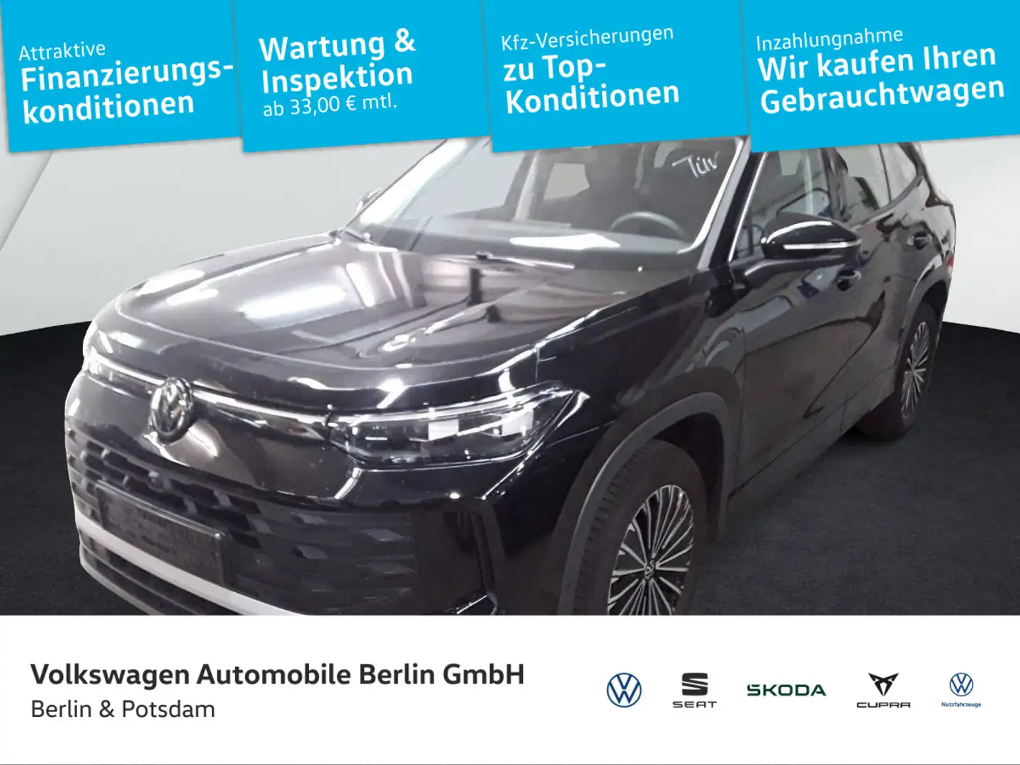 Volkswagen Tayron 1.5 eTSI Life 7-Sitzer AHK Kamera ACC LED Noir - 1