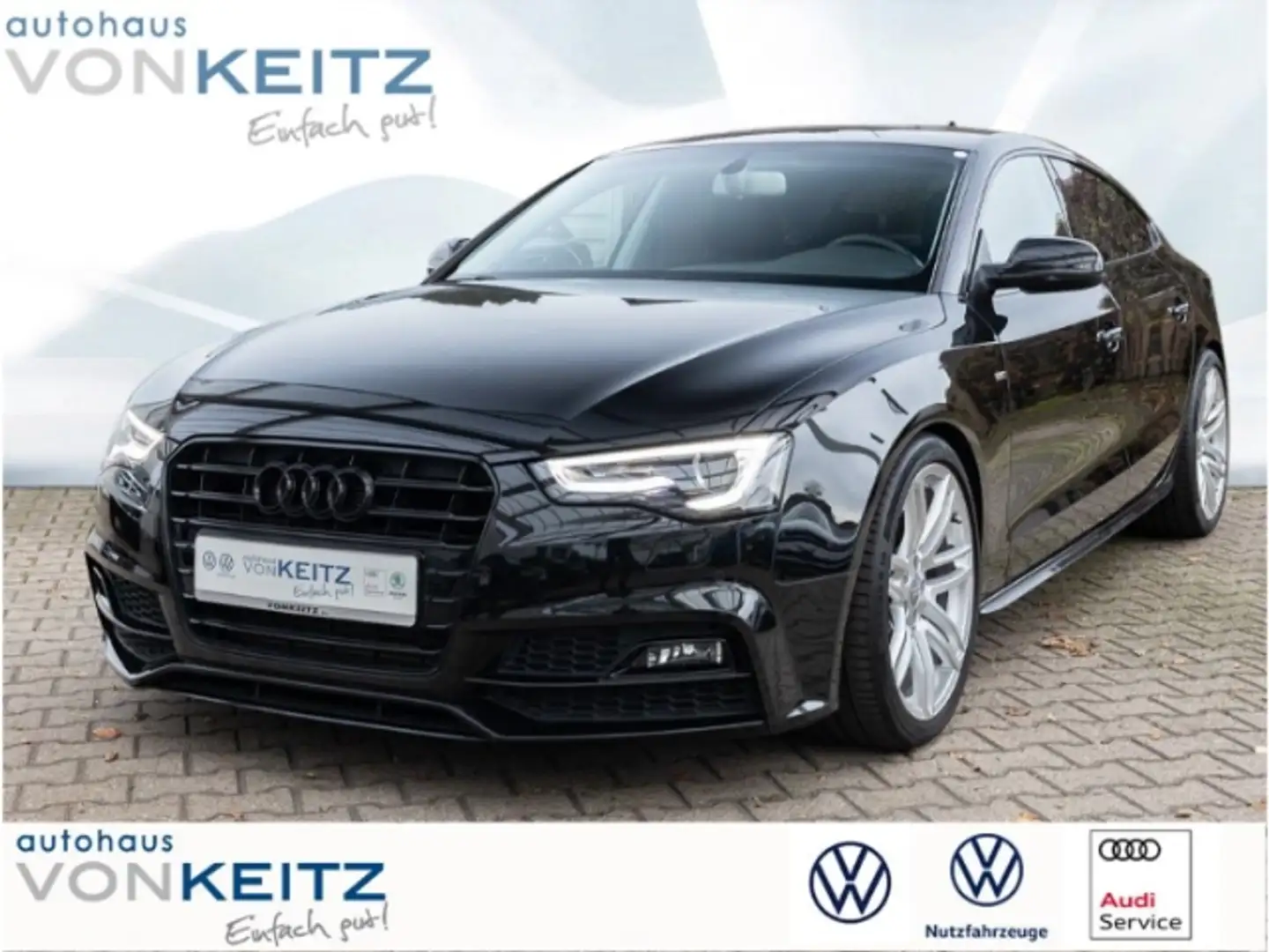 Audi A5 Sportback 1.8 TFSI +AHK+WR+NAVI+PDC+SHZ+KLIMA+ Schwarz - 1