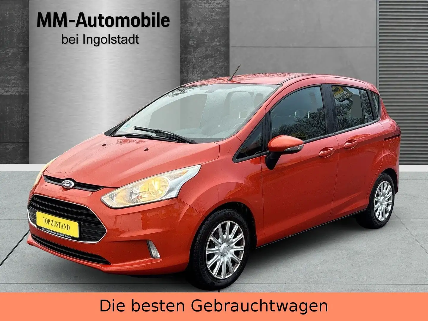 Ford B-Max B-MAX Trend-1HAND-SCHECKHEFT-TÜV NEU-TOP Rot - 1