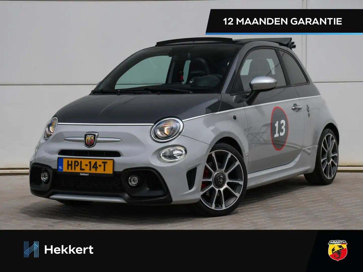 Fiat 500 Abarth 595 Turismo 1.4 T-Jet 165pk NAVI | SPORTSTOELEN | Gris - 1