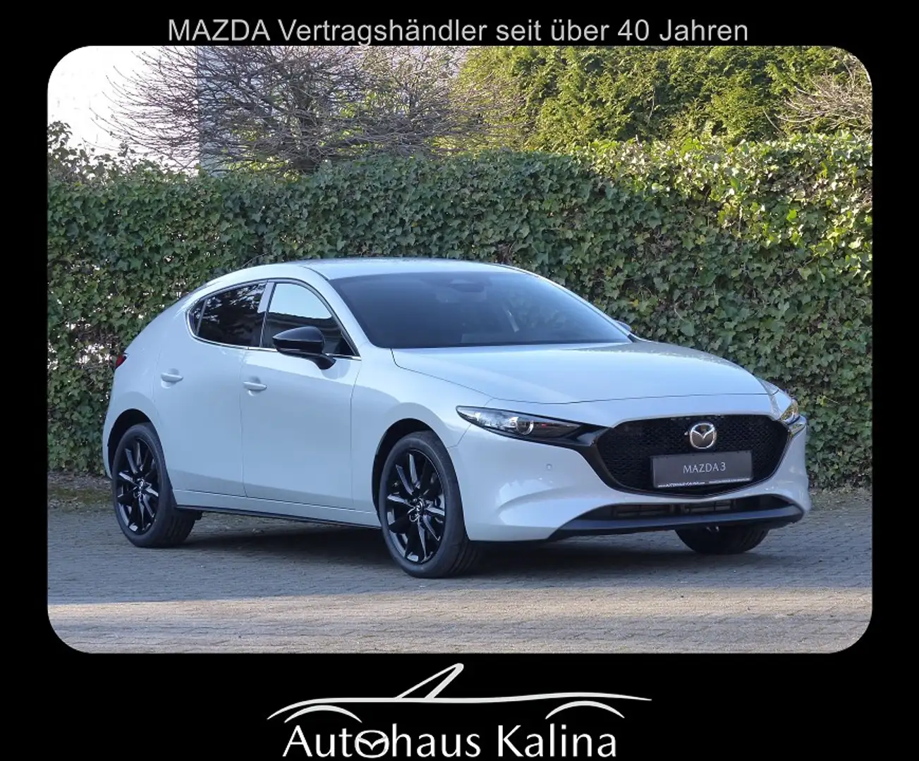 Mazda 3 2.5L e-SKYACTIV G 140ps 6MT FWD Homura Blanc - 1