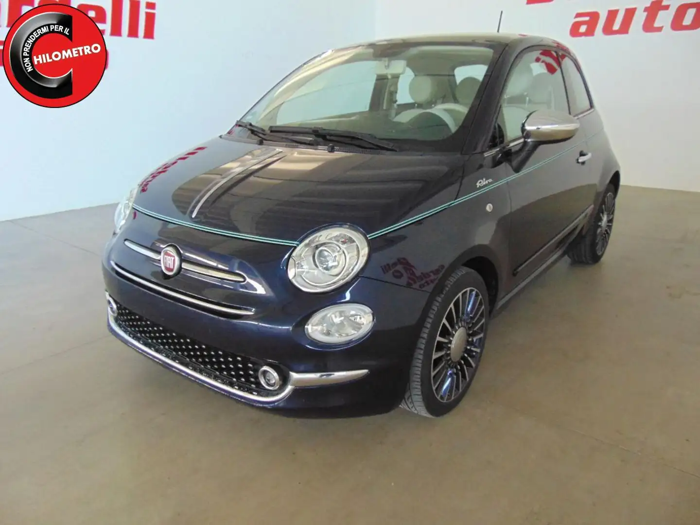 Fiat 500 0.9 TwinAir Turbo 105 CV Riva Blu/Azzurro - 1