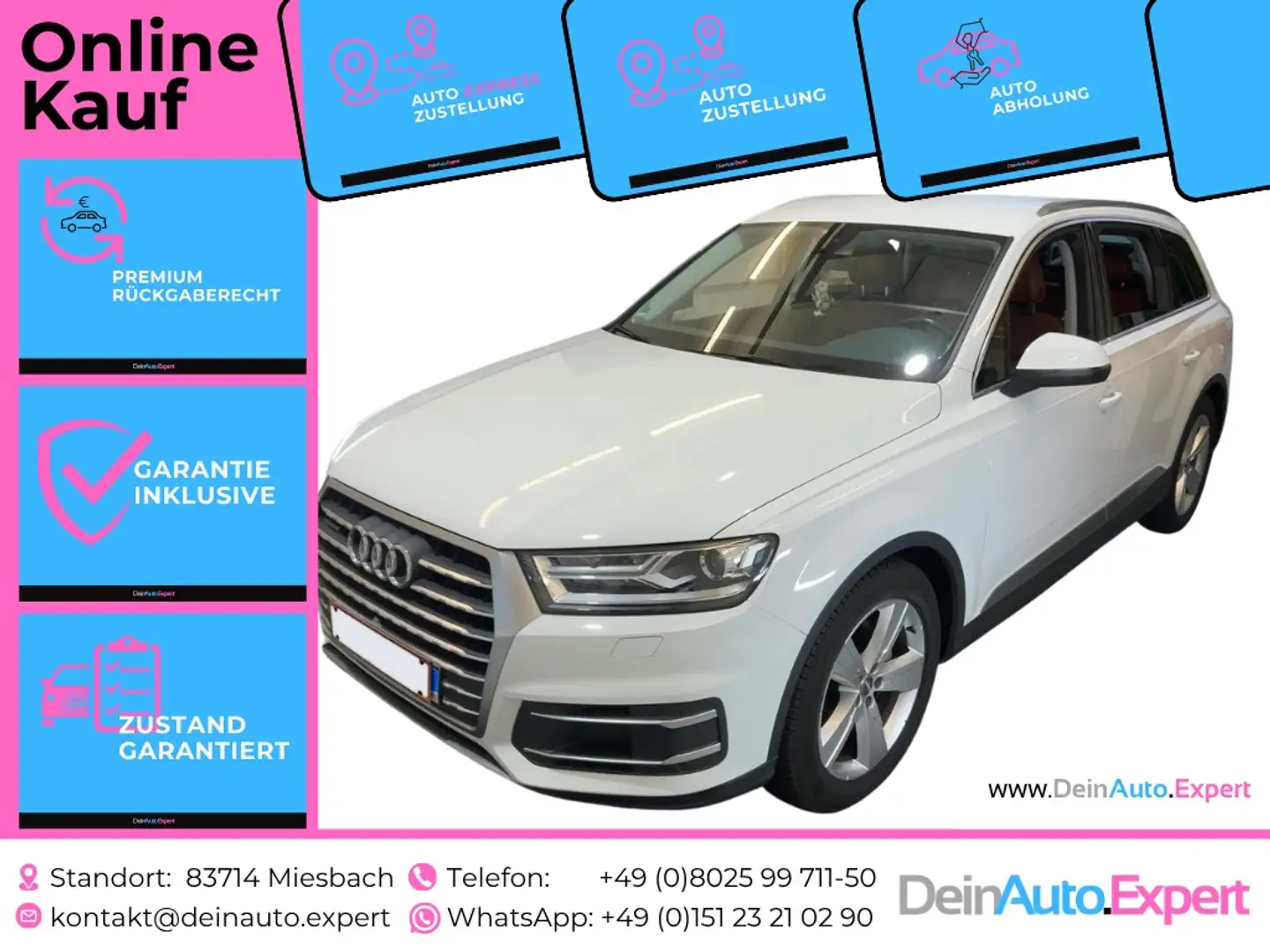 Audi Q7 3.0 TDI ultra quattro *AHK*Xenon*SHZG*CAM*PDC* Blanco - 1