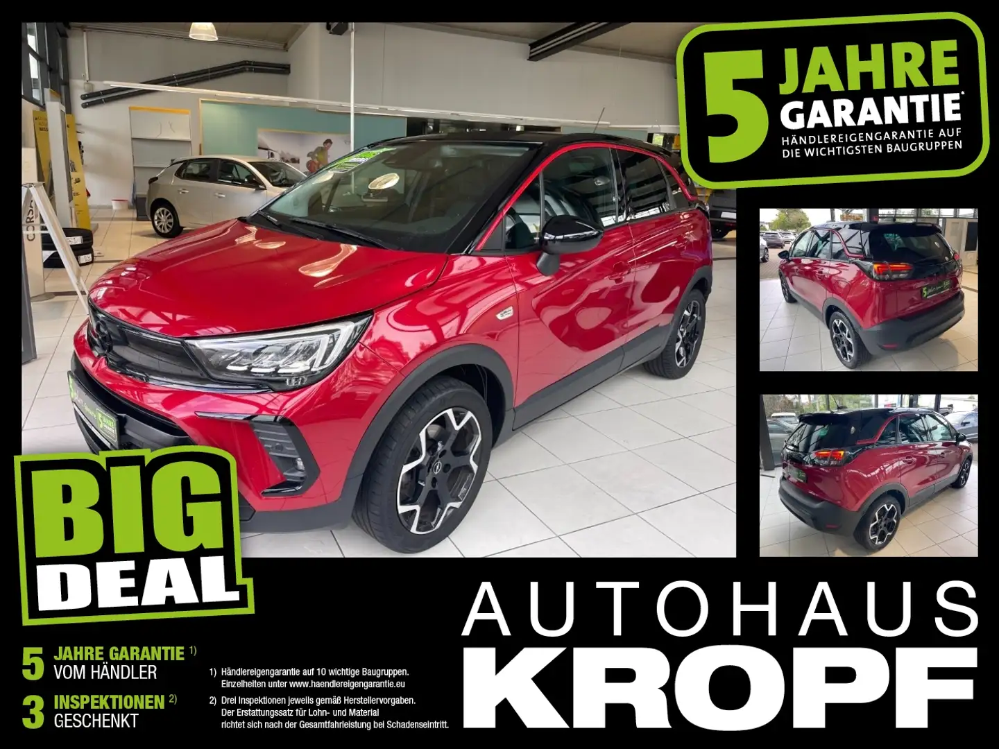 Opel Crossland 1.2 Turbo GS Line SHZ+2xKlima+ab2,99% Rot - 1