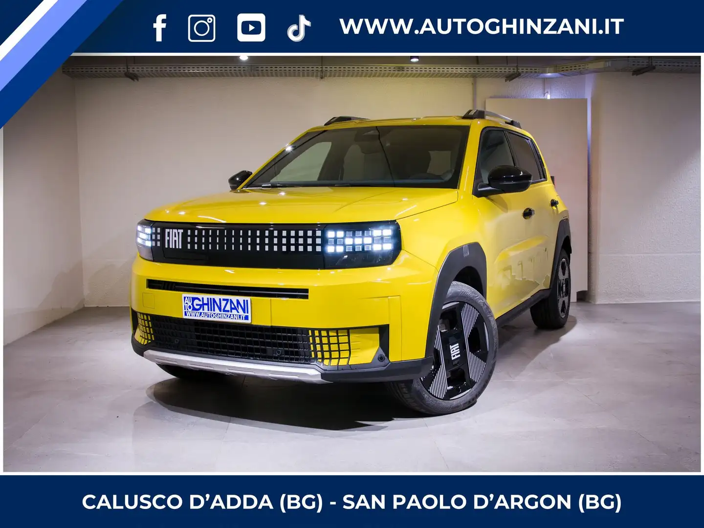 Fiat Grande Panda 44Kwh La Prima Geel - 1