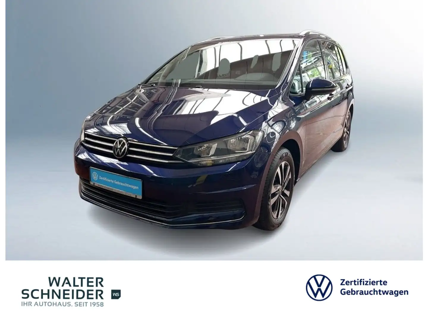 Volkswagen Touran 2.0 TDI United Navi Pano AHK 7-Sitzer Bleu - 1