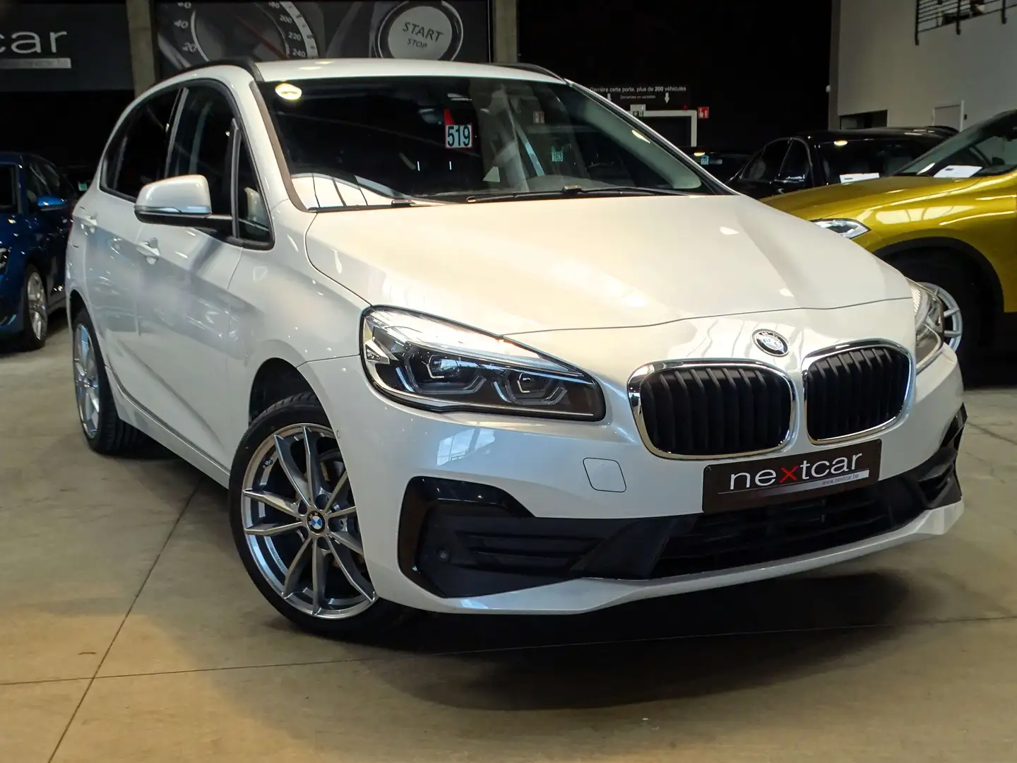 BMW 216 i Active Tourer *FULL LED-NAVI-CUIR-CRUISE-PARK* Blanc - 2