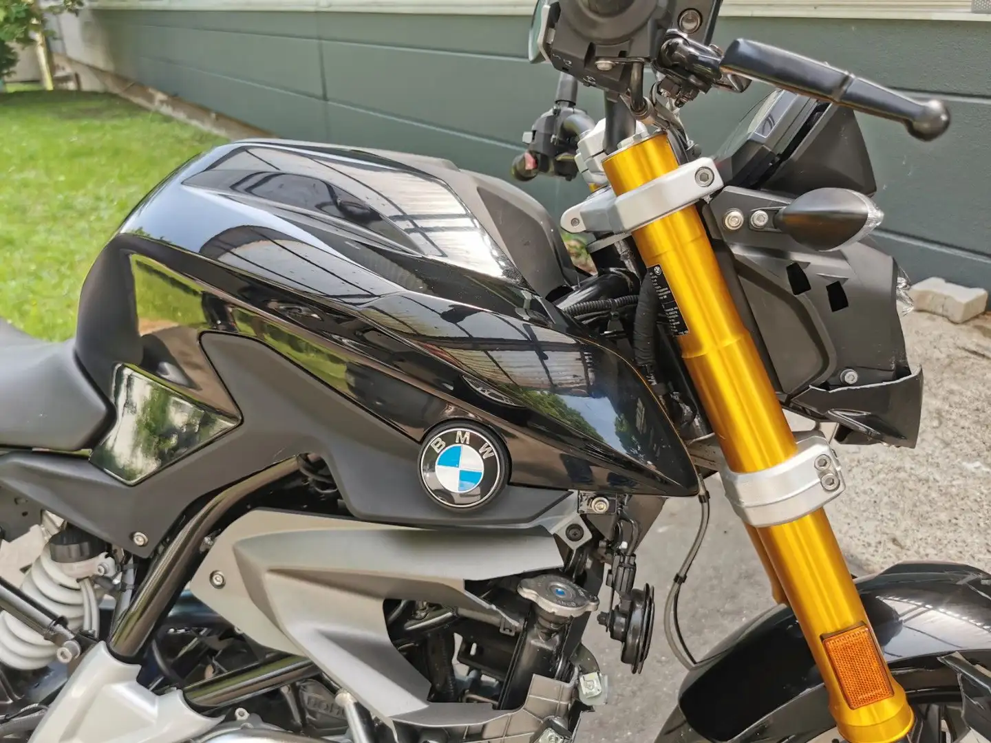 BMW G 310 R 2. Hand & wenig KM | beschädigt Negru - 2