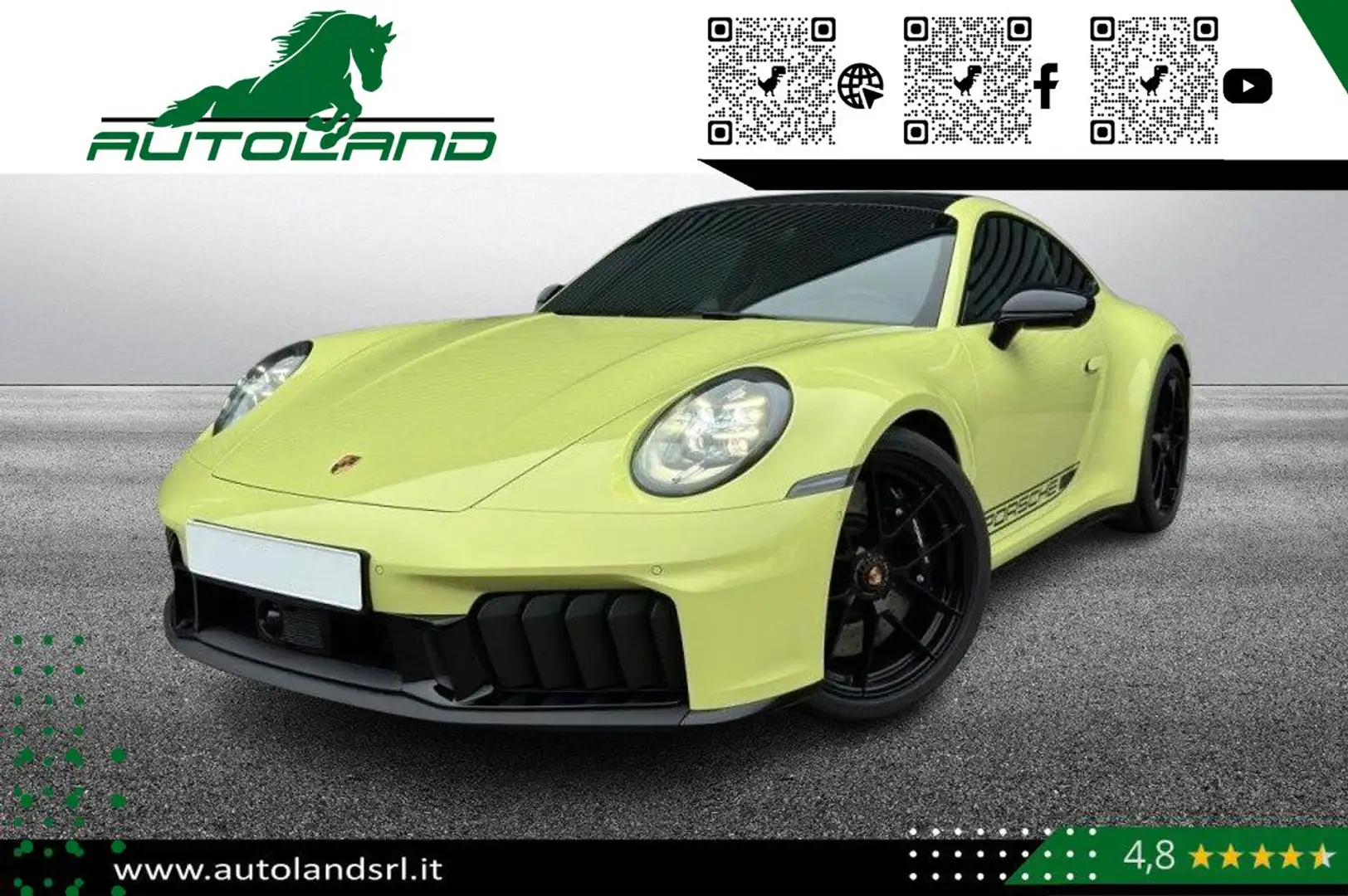 Porsche 992 Carrera 4 GTS 2.0*Matrix-Alcantara-Finanz* Giallo - 1