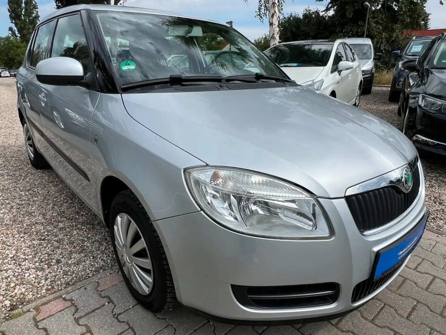 Skoda Fabia Ambiente*Klima*E-Paket*Temp*TÜV NEU Silber - 2