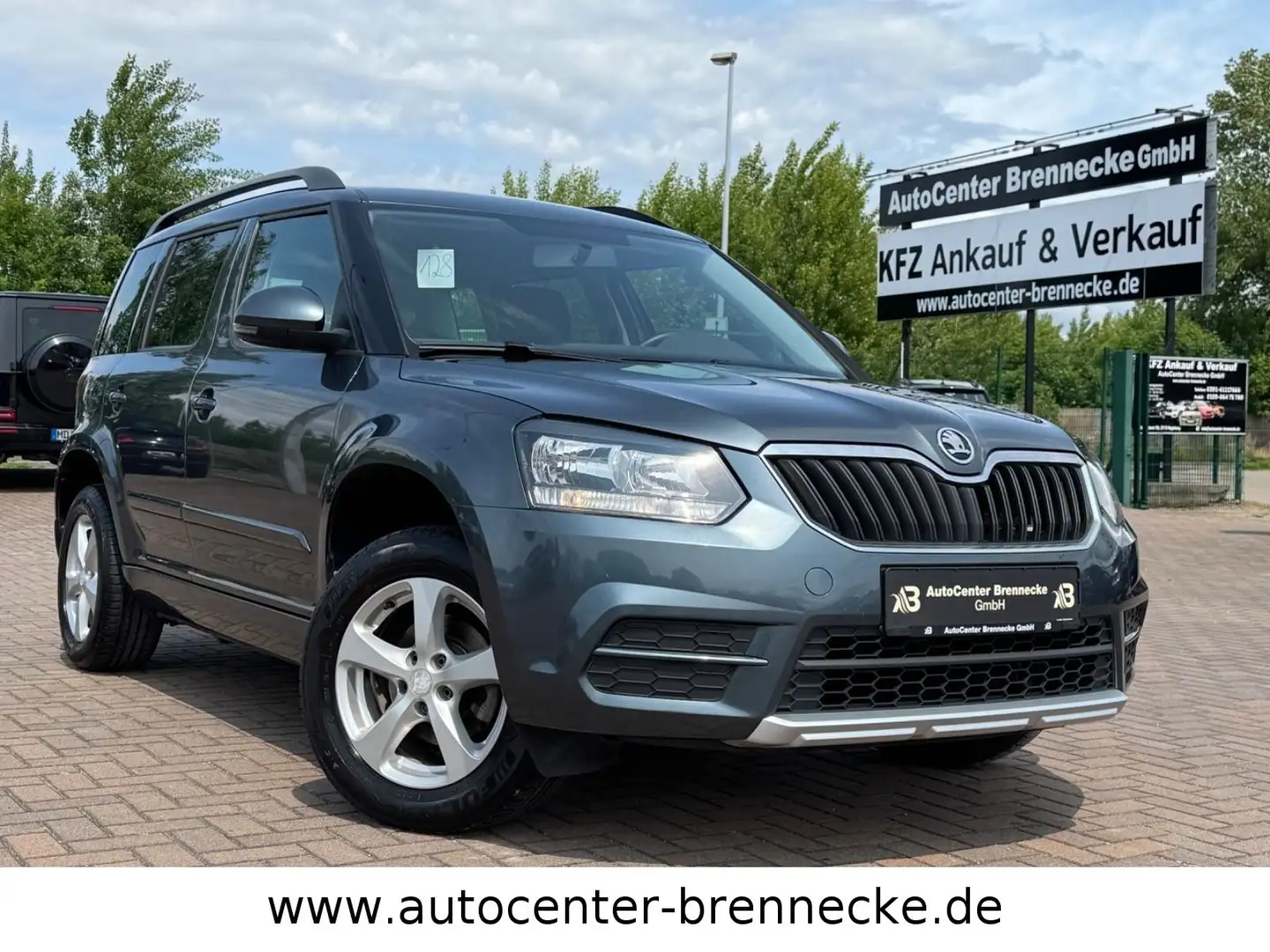 Skoda Yeti Cool Edition*AHK*Tempomat*8-fach bereift* Grau - 1