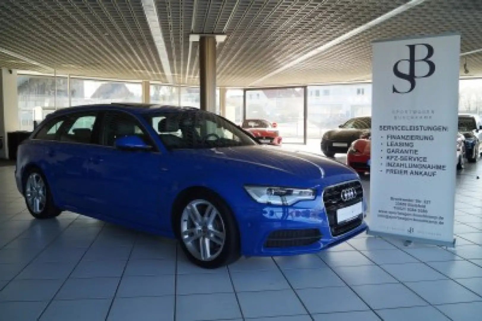 Audi A6 3.0 TDI Quattro S-LINE AHK BI-XENON KAM PANO Azul - 1
