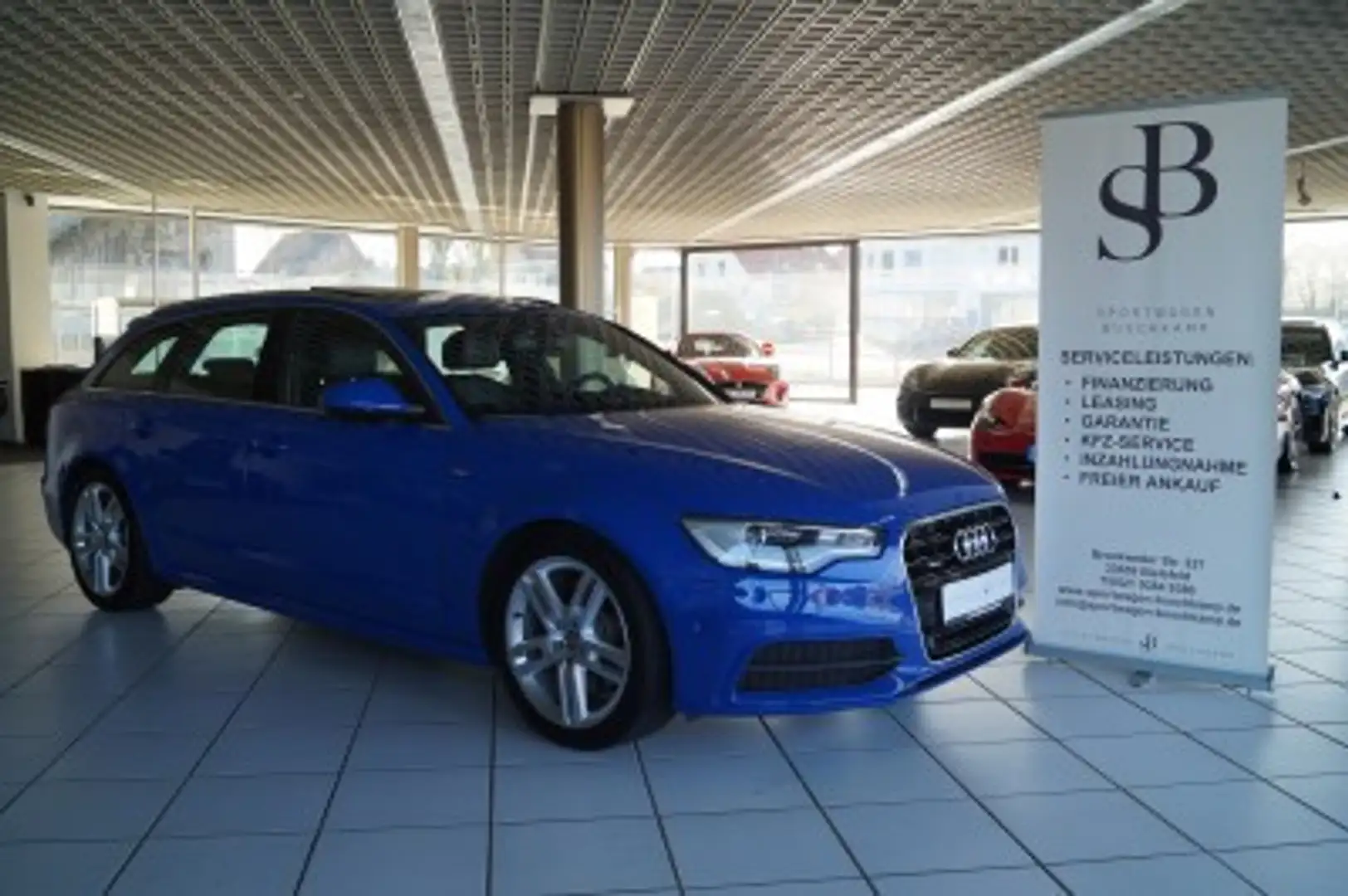 Audi A6 3.0 TDI Quattro S-LINE AHK BI-XENON KAM PANO Blau - 1