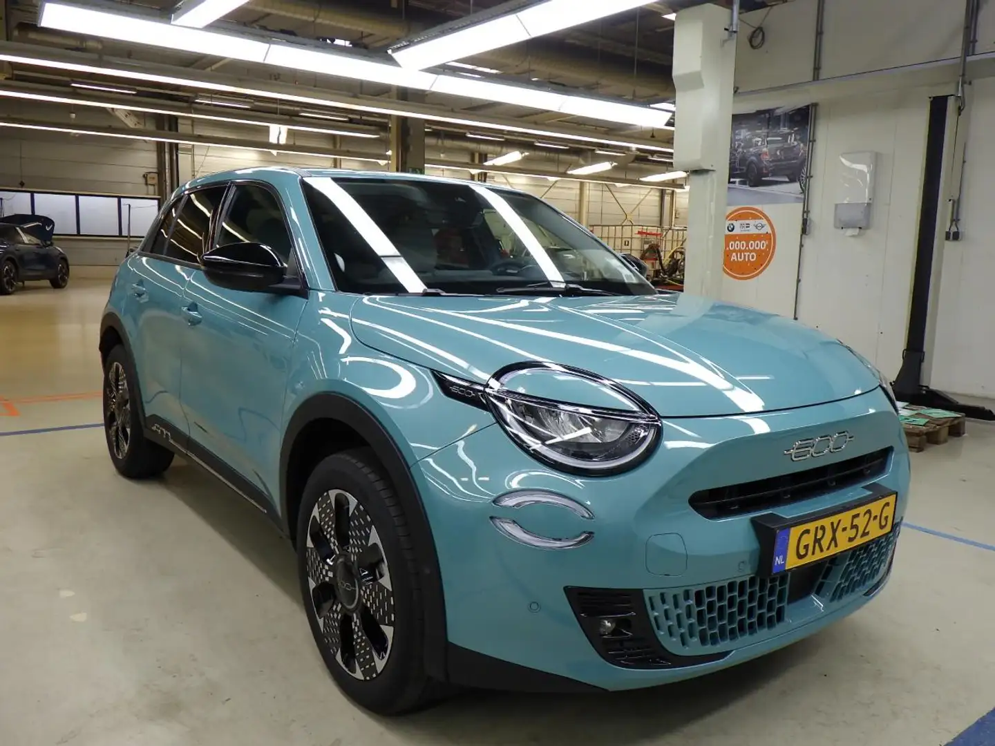 Fiat 600 1.2 Hybrid La Prima Verwacht !! | Vol-Leder | Navi Bleu - 2
