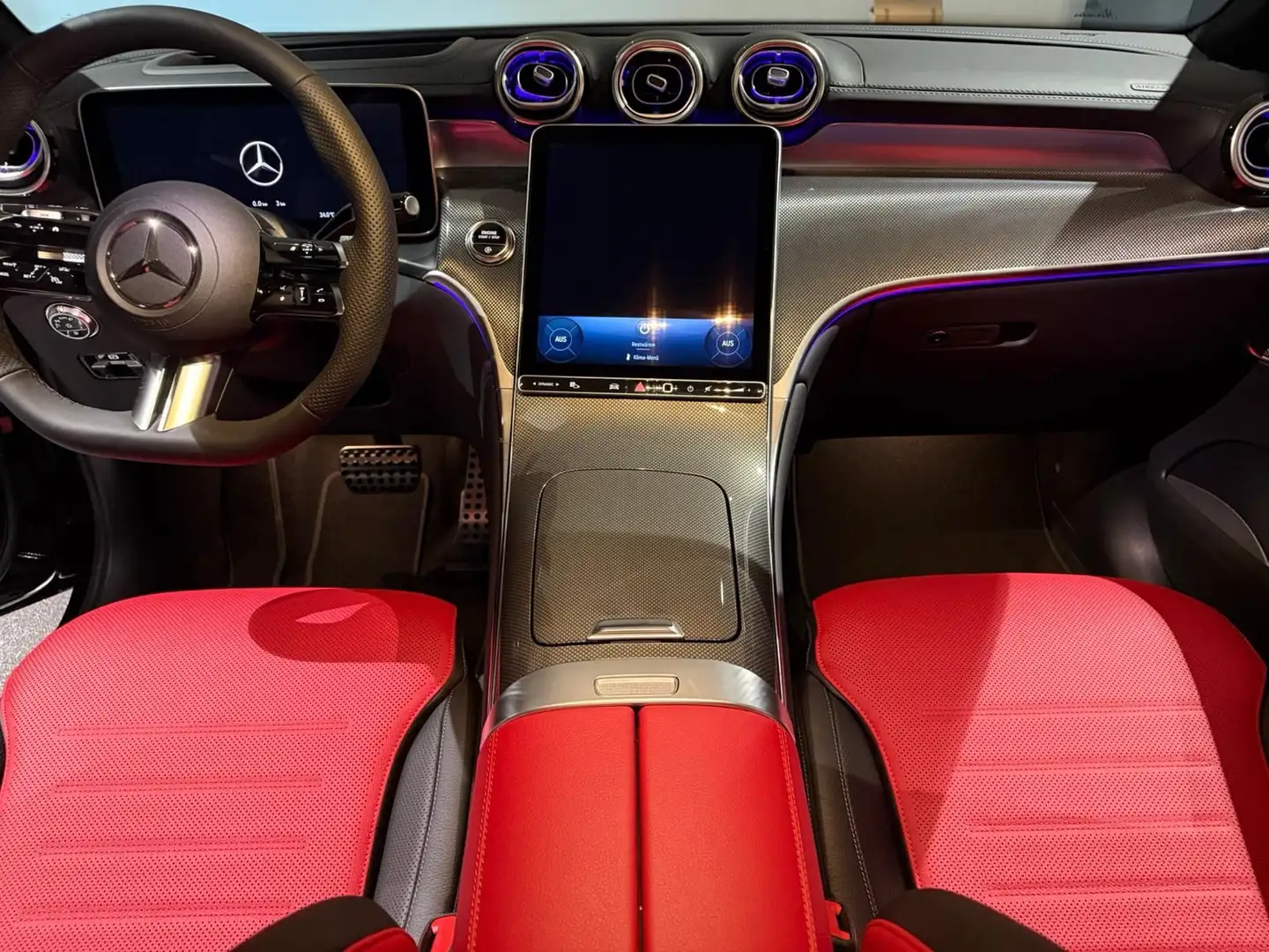 Mercedes-Benz GLC 300 4MATIC Coupé Red leather Schwarz - 2