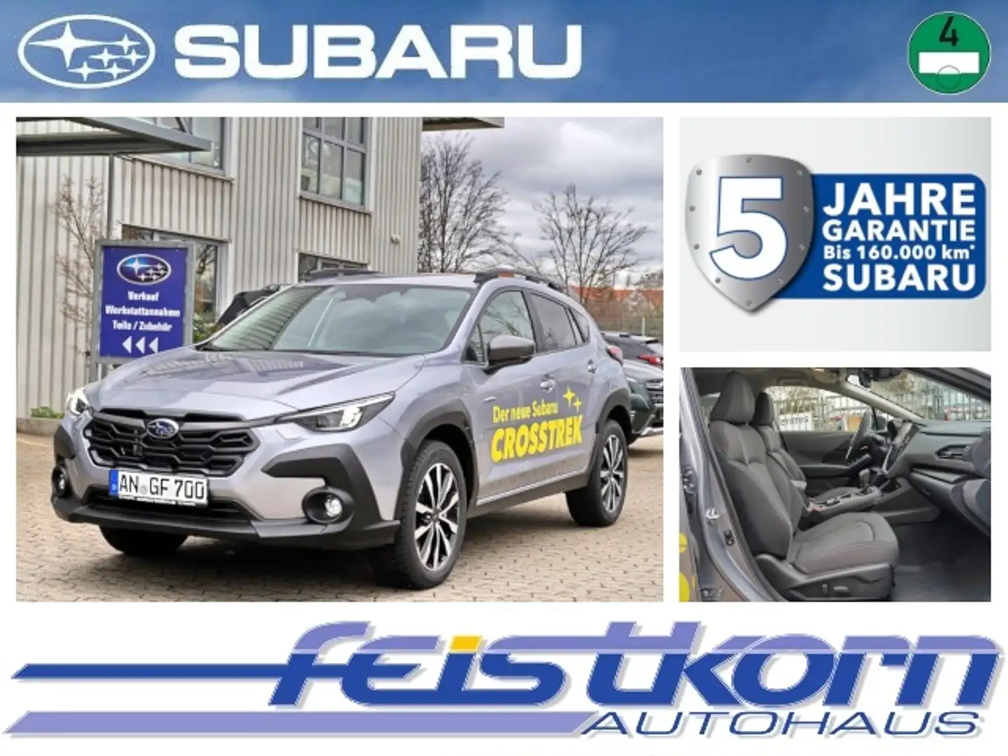 Subaru Crosstrek 2.0ie e-BOXER Comfort Lineartronic Silber - 1