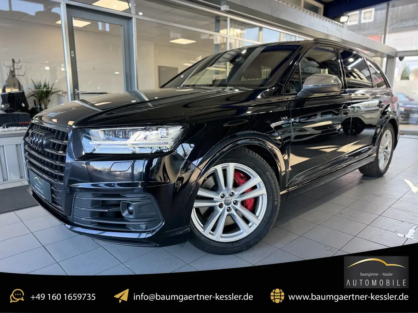 Audi SQ7 4.0 TDI V8 TDI 7-SITZE MATRIX LEDER PANO STA Fekete - 1