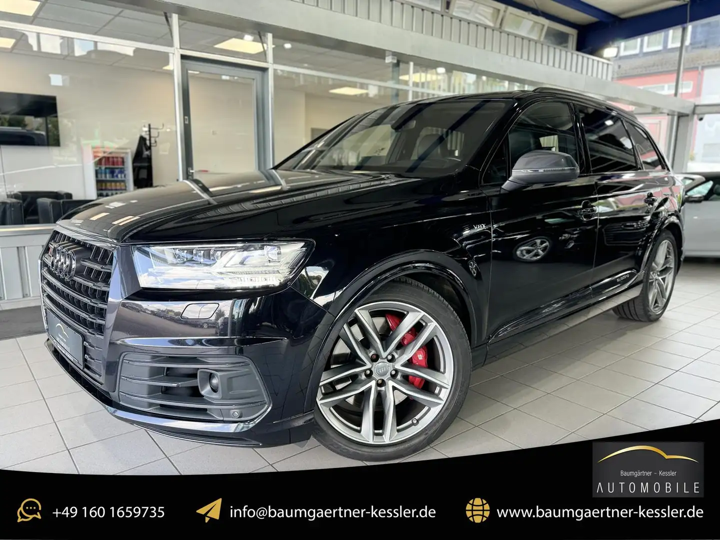 Audi SQ7 4.0 TDI V8 TDI 7-SITZE MATRIX LEDER PANO STA Noir - 1