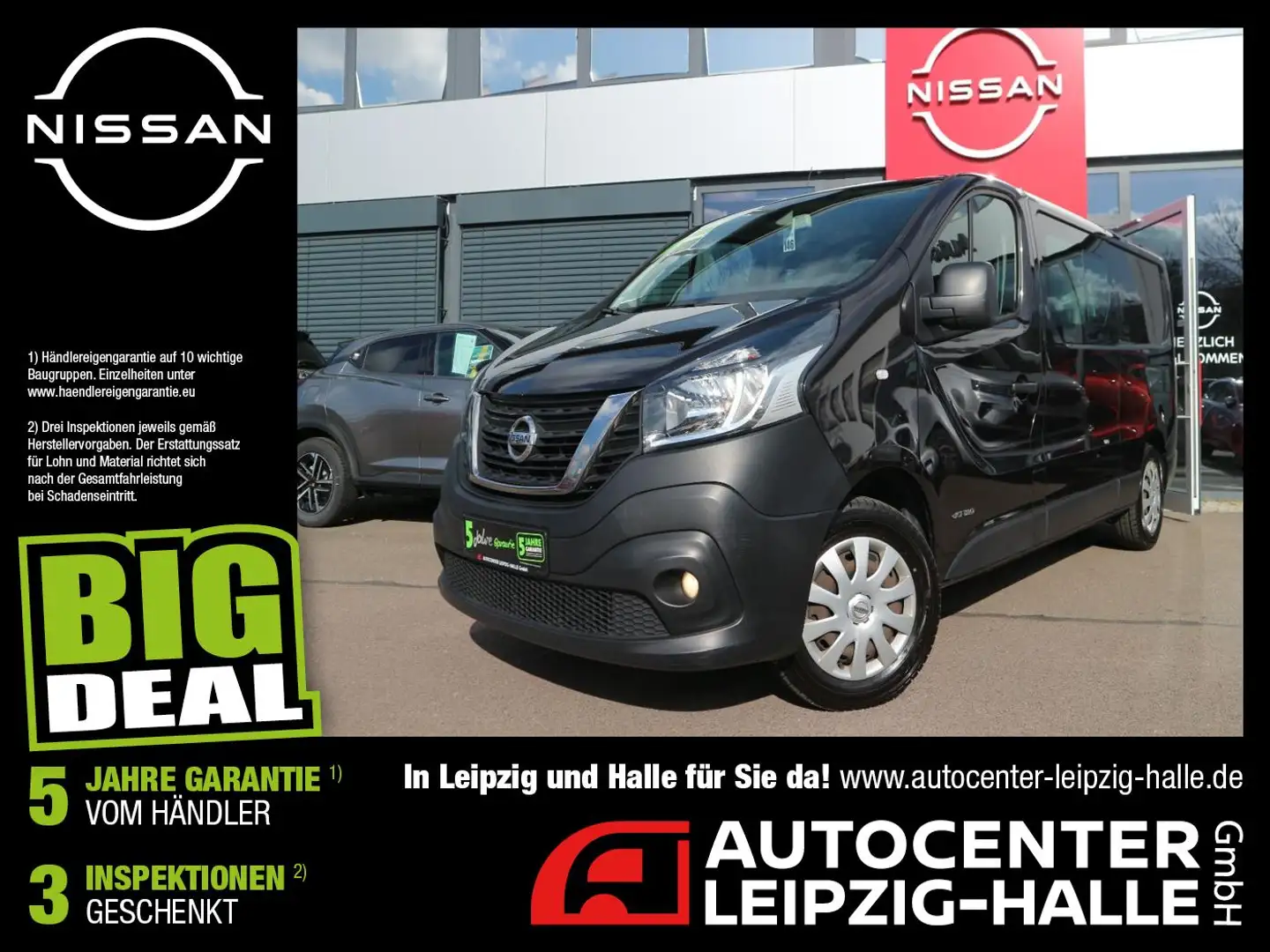 Nissan NV300 Kasten 120dCi L2H1 DoKa COMFORT Navi, AHK Negro - 1