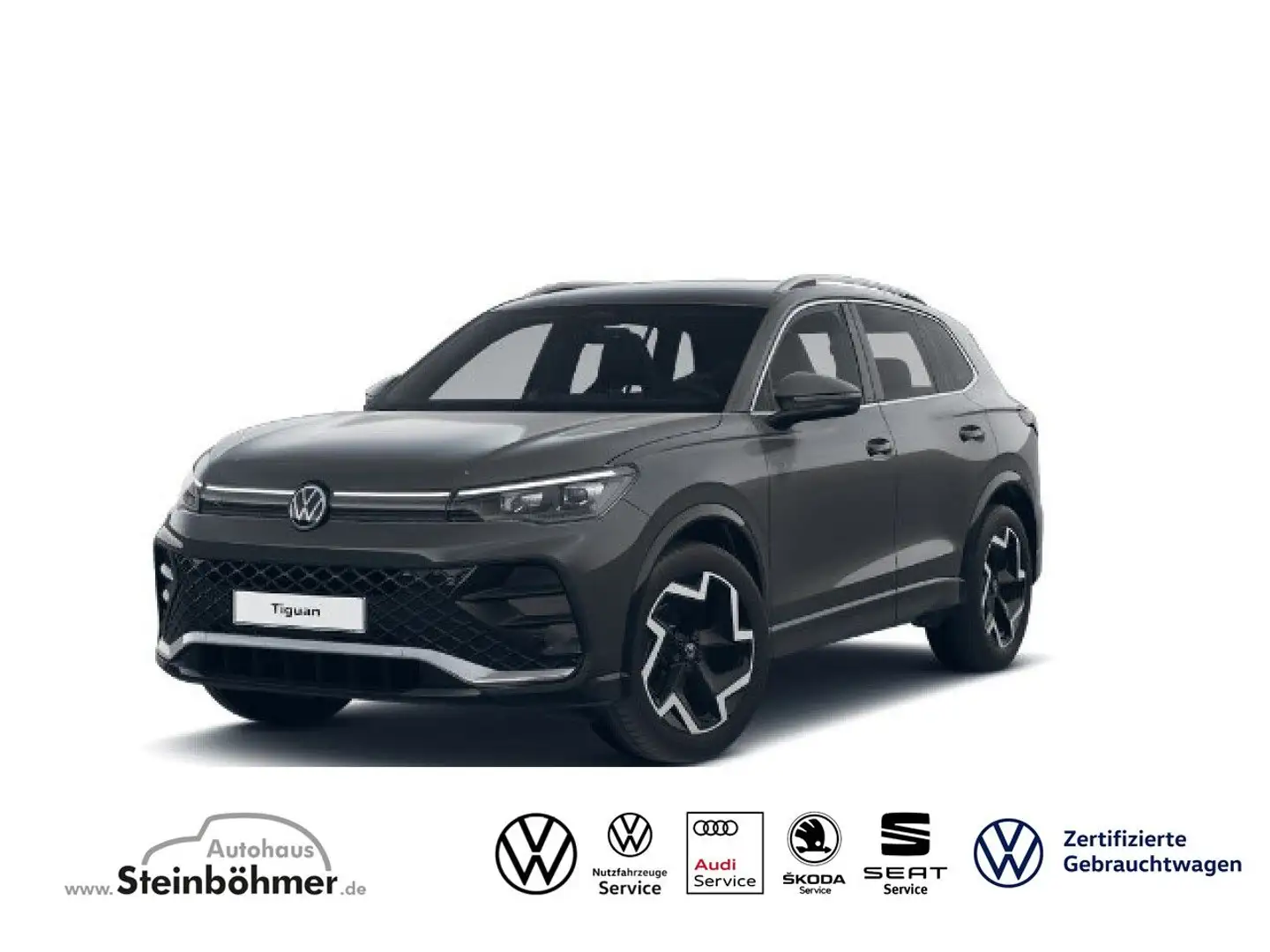 Volkswagen Tiguan R-Line 1.5 eTSI TAGESZULASSUNG Bluetooth Šedá - 1