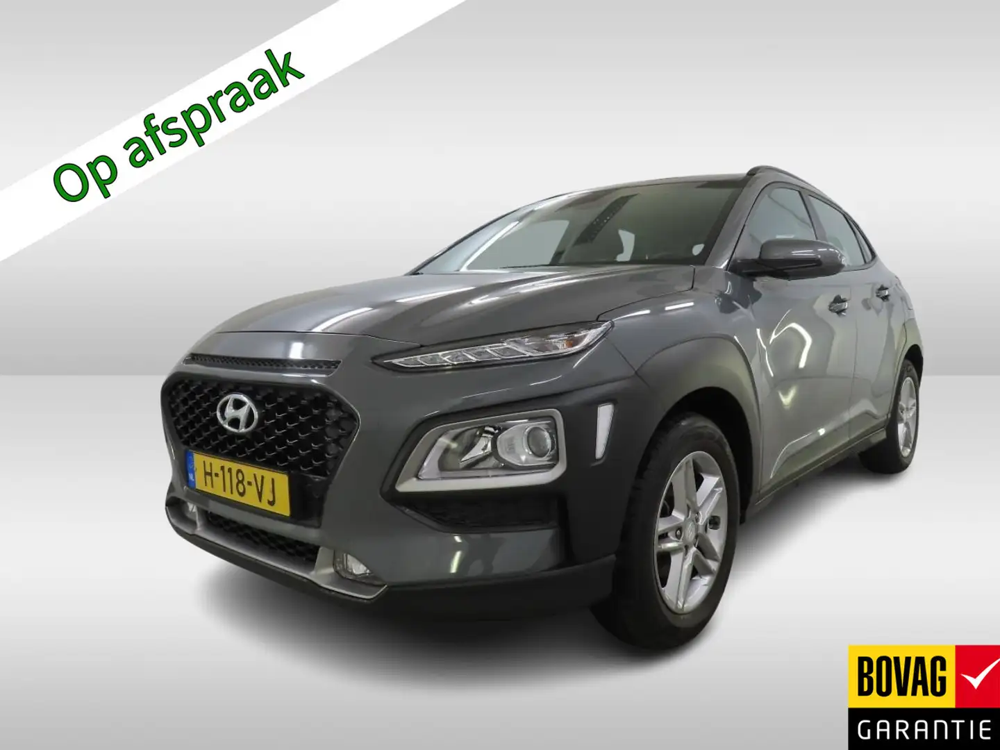Hyundai KONA 1.0 T-GDI Comfort (120 PK) 1e-Eig. & Keurig-Onderh Grijs - 1