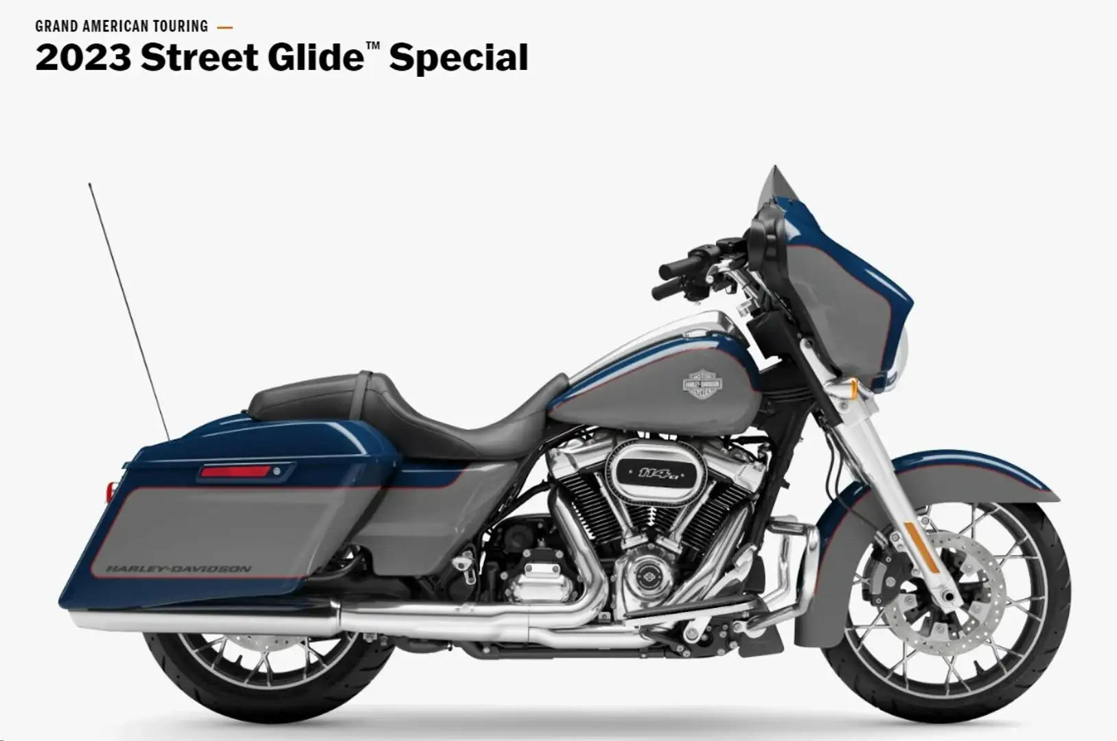 Harley-Davidson Street Glide FLHXS Spec. 114 Kék - 1