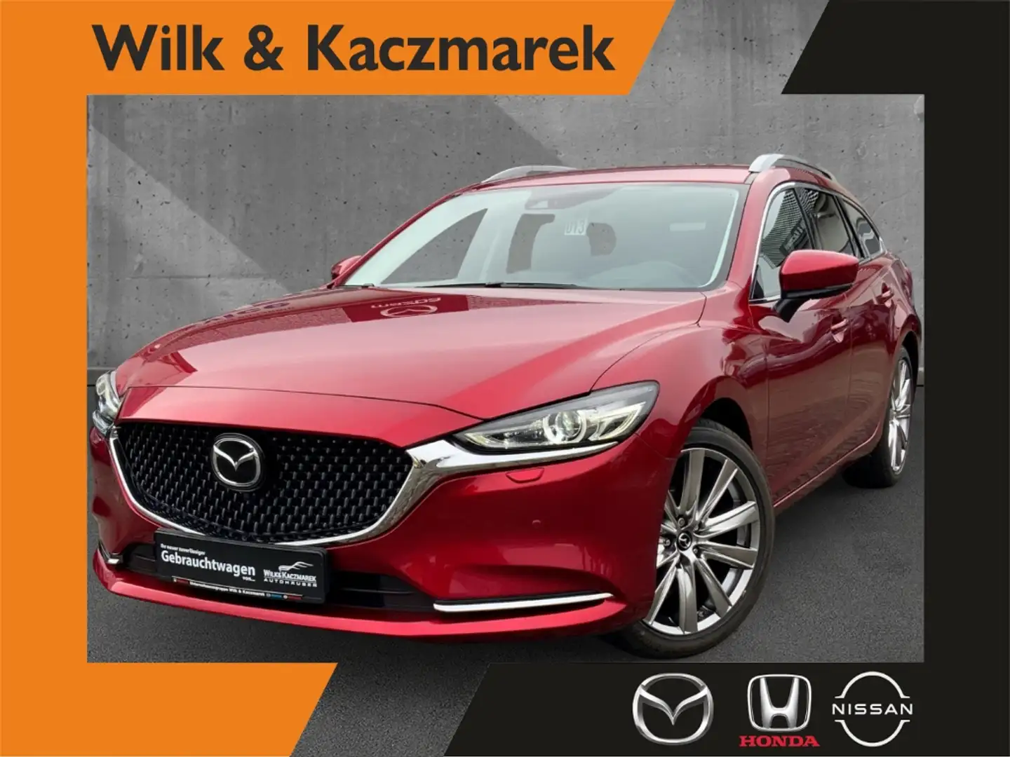 Mazda 6 SK 2.0 GS Exclusive-Line Matrix Bose 360 Rouge - 1