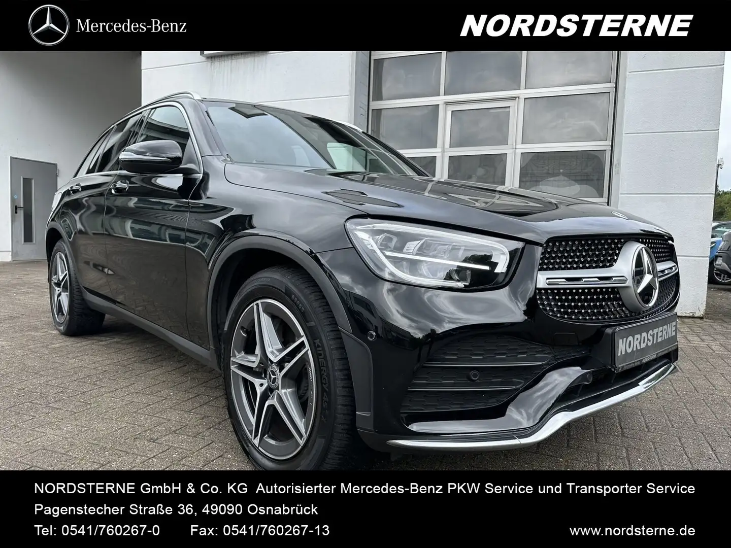 Mercedes-Benz GLC 200 GLC 200 4M AMG-Line Pano Kamera AHK Easy Pack Nero - 1