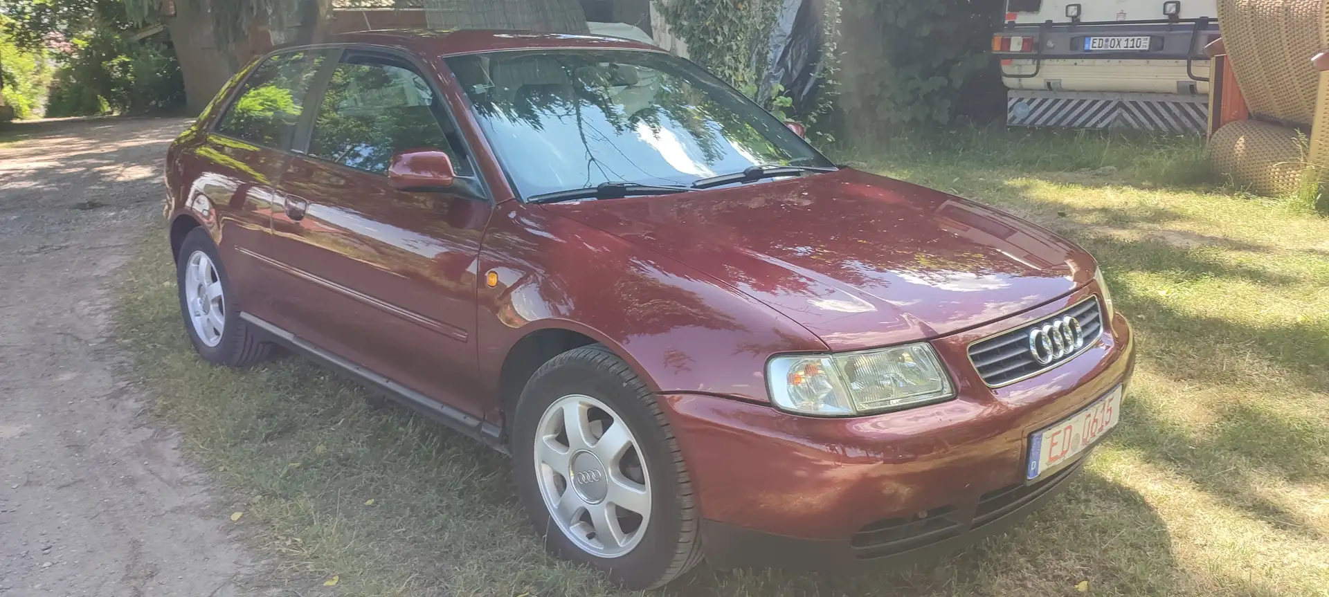 Audi A3 1.6 KLIMA+KUPPLUNG NEU GARANTIE TÜV NEU Rood - 1