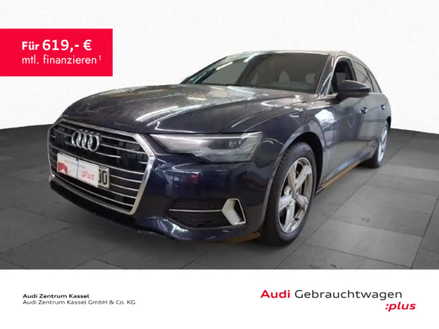 Audi A6 50 TDI qu. S line LED Pano HuD Kamera Blau - 1