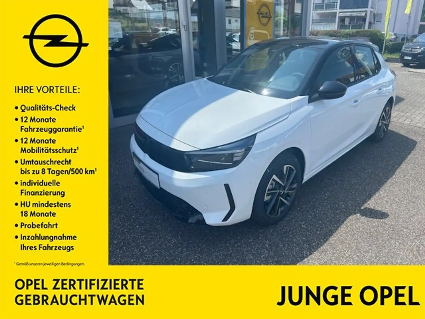 Opel Corsa F GS AT LED,R-Kamera,PDC,Carplay,Alu 16,Telefon! Wit - 1