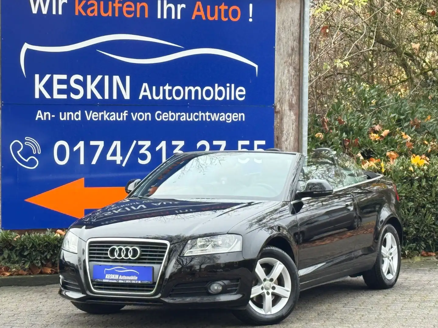Audi A3 Cabriolet*KLIMA*ALU*PDC*SHZ*TOP* Noir - 1