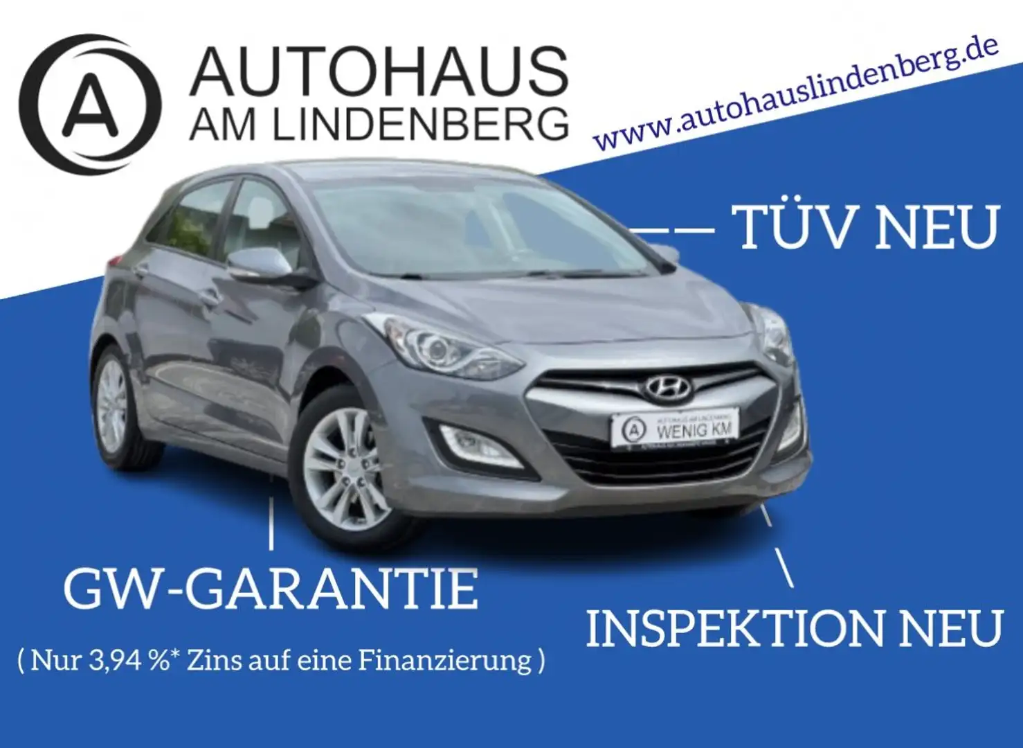 Hyundai i30 FIFA World Cup Edition*96.000KM*LED*NAV*SHZ Gris - 1