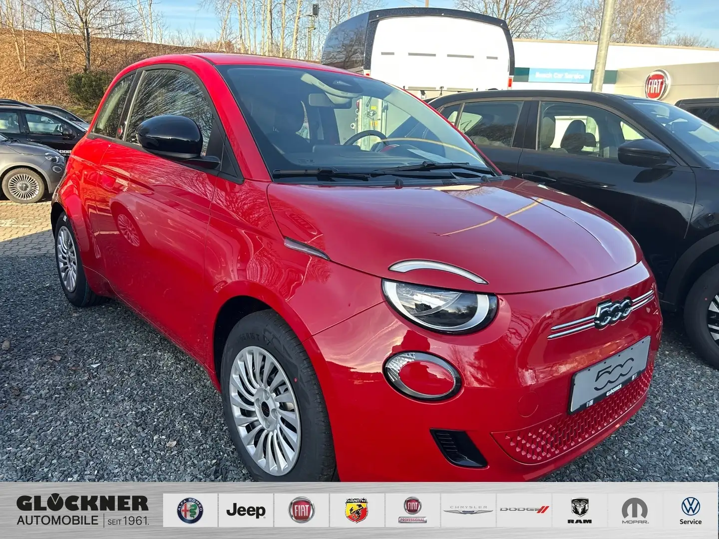 Fiat 500e RED Rot - 1