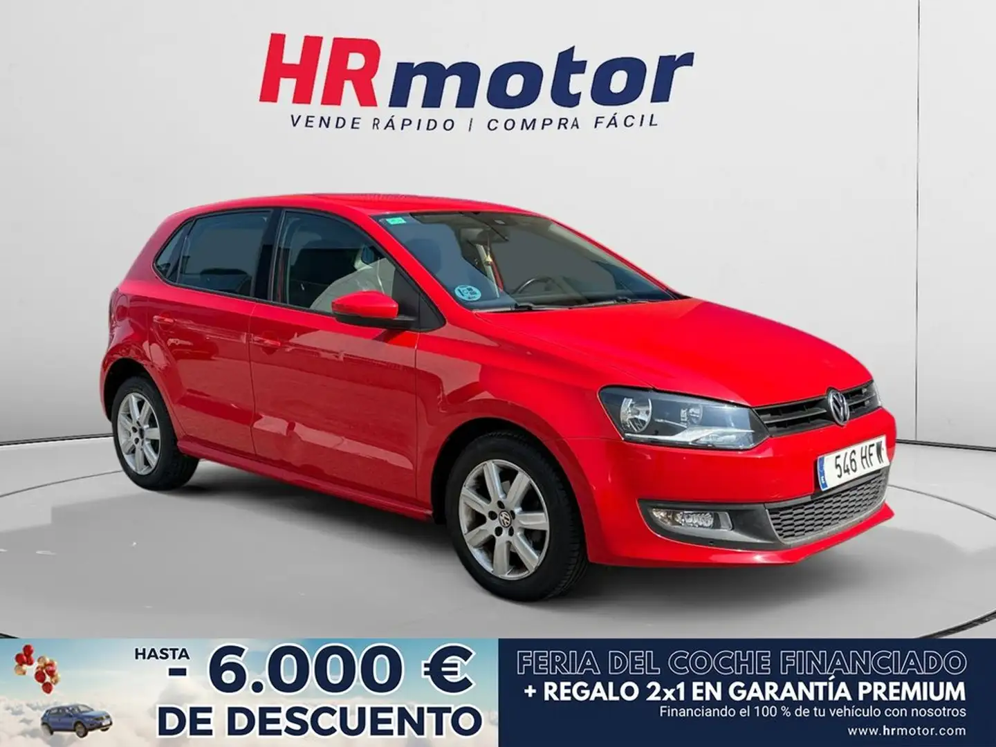 Volkswagen Polo 1.4 FSI Sport Rojo - 1