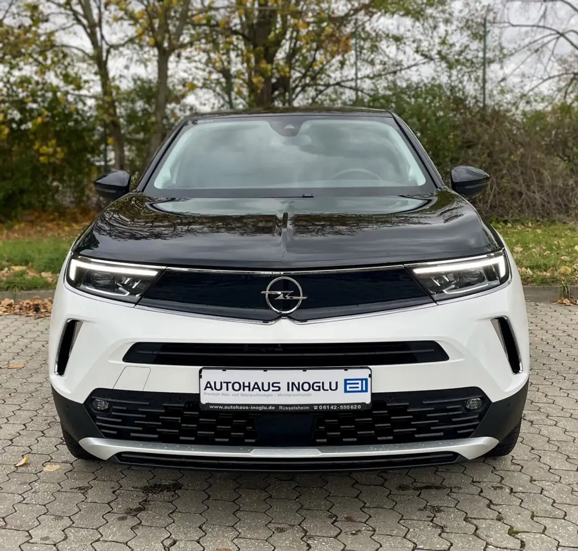 Opel Mokka 1.2 Turbo AT*Elegance*NAVI*LED*R-KAM*SHZ* Blanco - 2