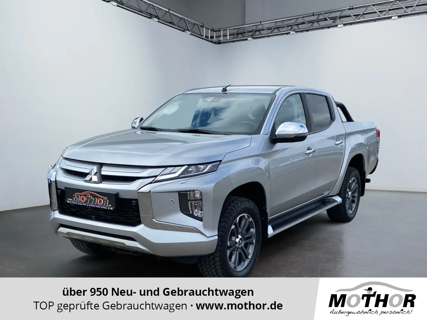 Mitsubishi L200 Instyle 2,2 DI-D 4WD TEMP PDC SHZ KAM360 Argento - 1