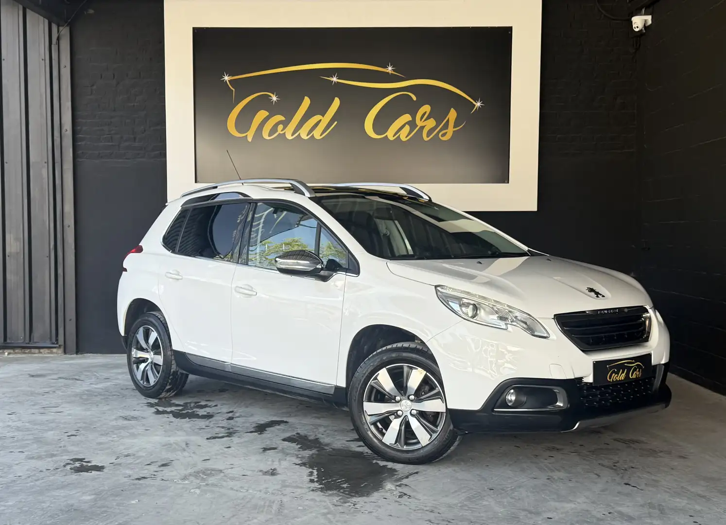 Peugeot 2008 2008 1.6 e-HDi Allure NAVI*PANO*PDC* Wit - 2