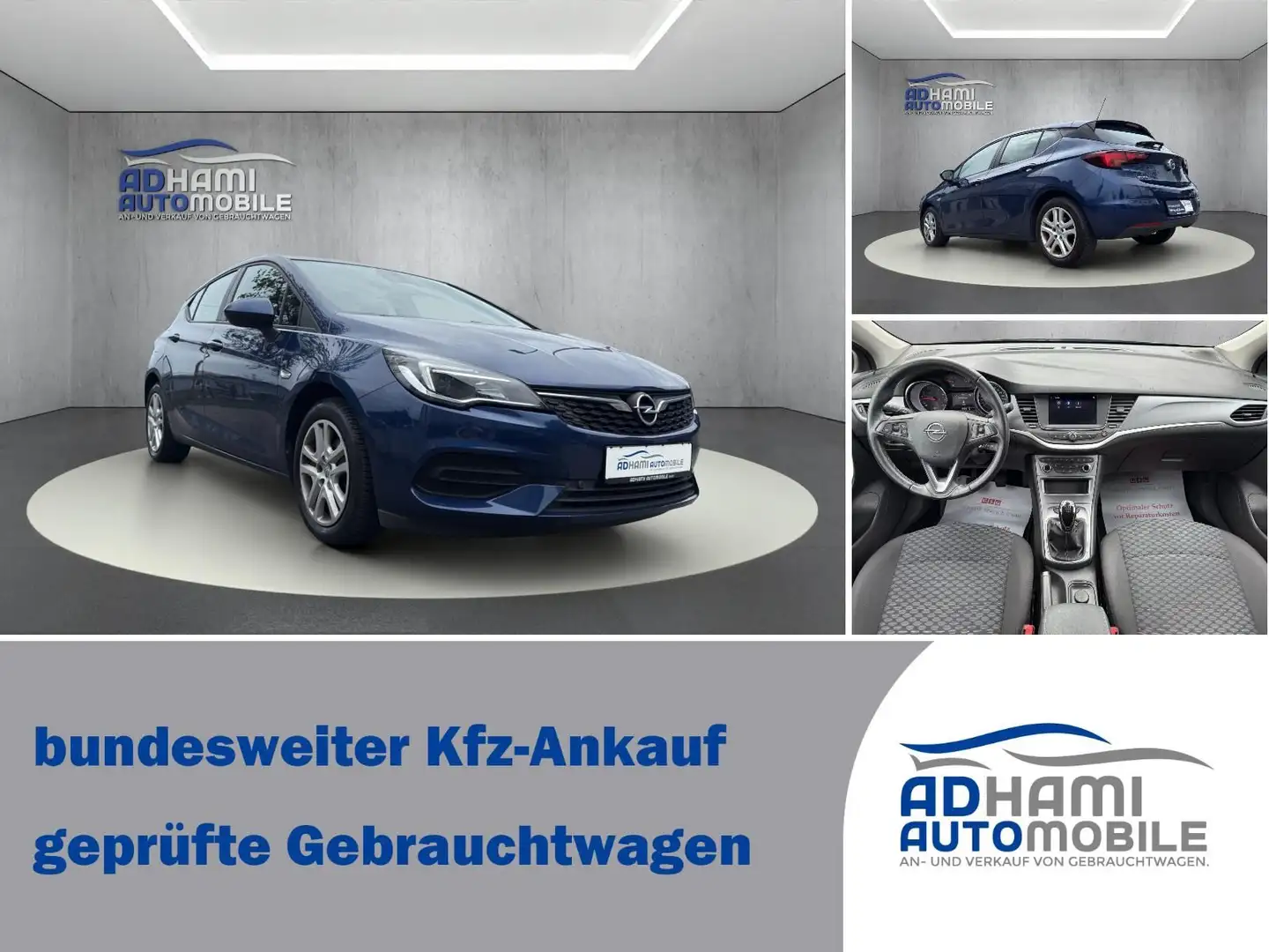 Opel Astra Lim. Edition/1.HAND/APPLECAR/KLIMA/SHZ/8-F Bleu - 2
